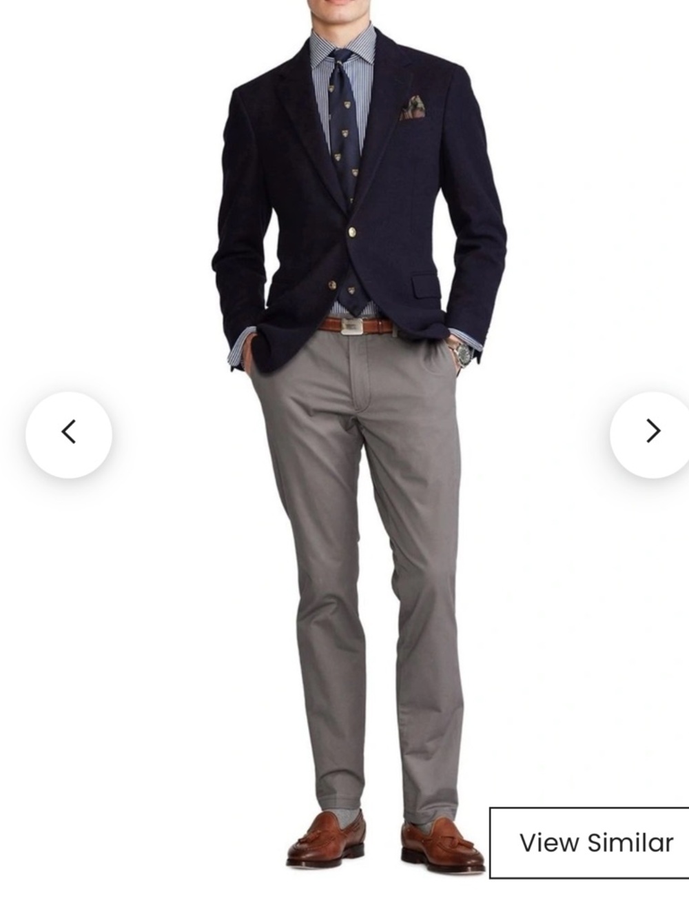 Polo Ralph Lauren W34 L32 but measures 31” Stretch SlimFit Chino GreyGreen Khaki